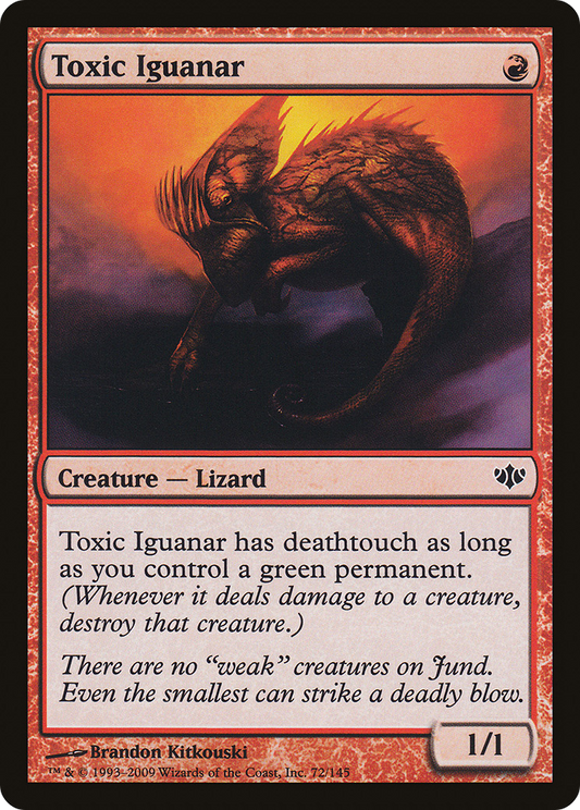 Toxic Iguanar (CON-072) - Conflux Foil