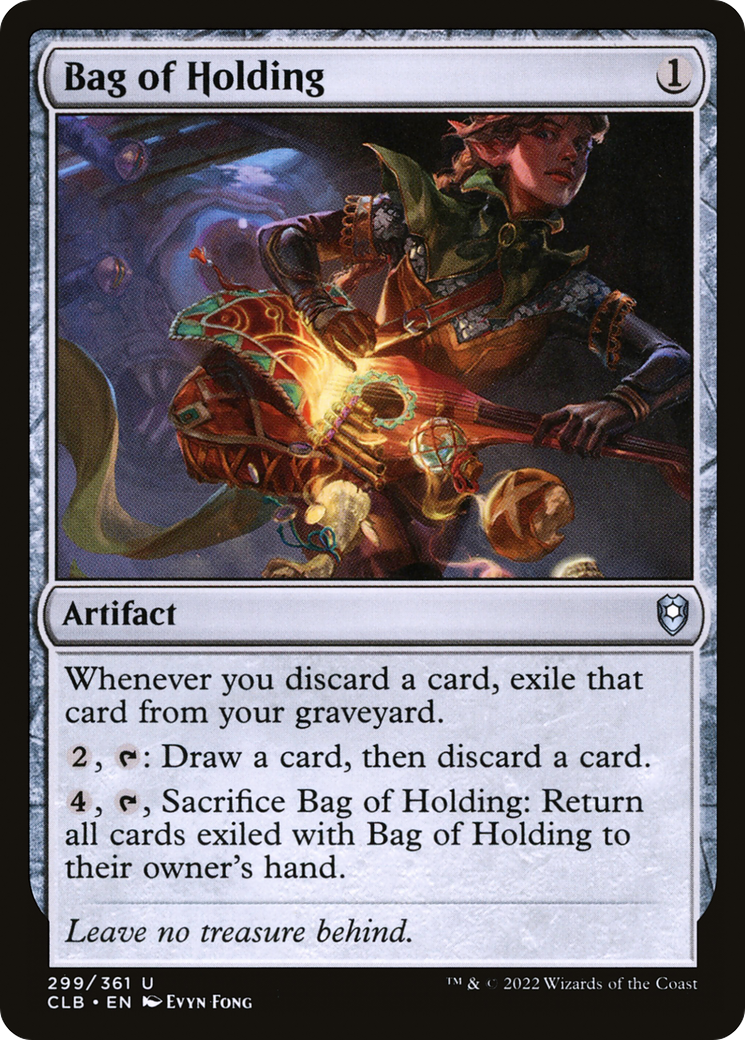 Bag of Holding (CLB-299) - Commander Legends: Battle for Baldur's Gate