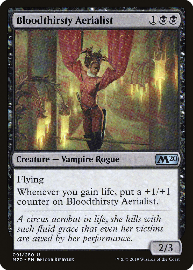 Bloodthirsty Aerialist (M20-091) - Core Set 2020 Foil