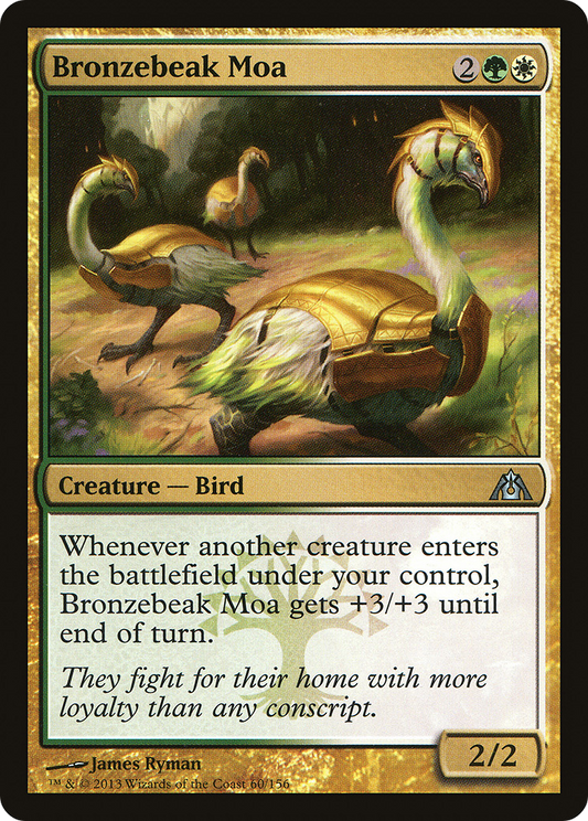 Bronzebeak Moa (DGM-060) - Dragon's Maze Foil