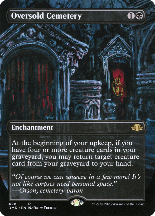 Oversold Cemetery (Borderless) (DMR-428) - Dominaria Remastered (Borderless)