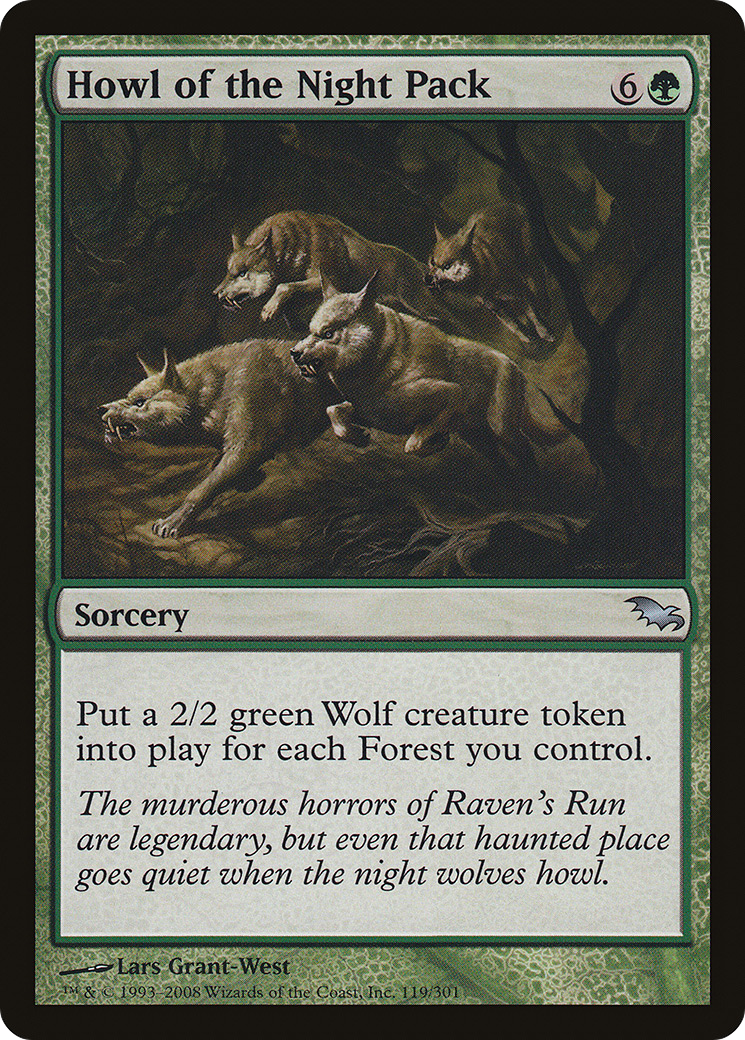 Howl of the Night Pack  (SHM-119) - Shadowmoor