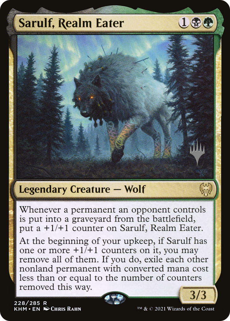 Sarulf, Realm Eater (PPKHM-228P) - Kaldheim Promos Foil (Promo Pack)