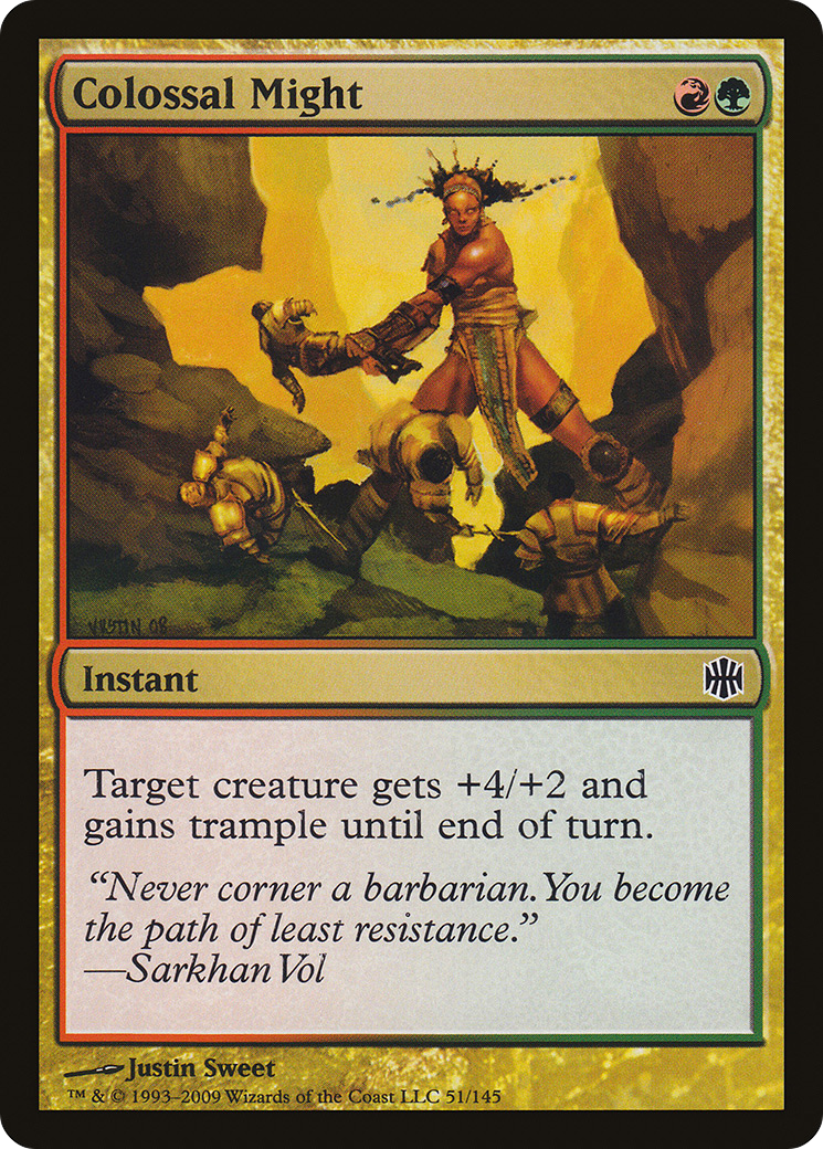 Colossal Might (ARB-051) - Alara Reborn Foil