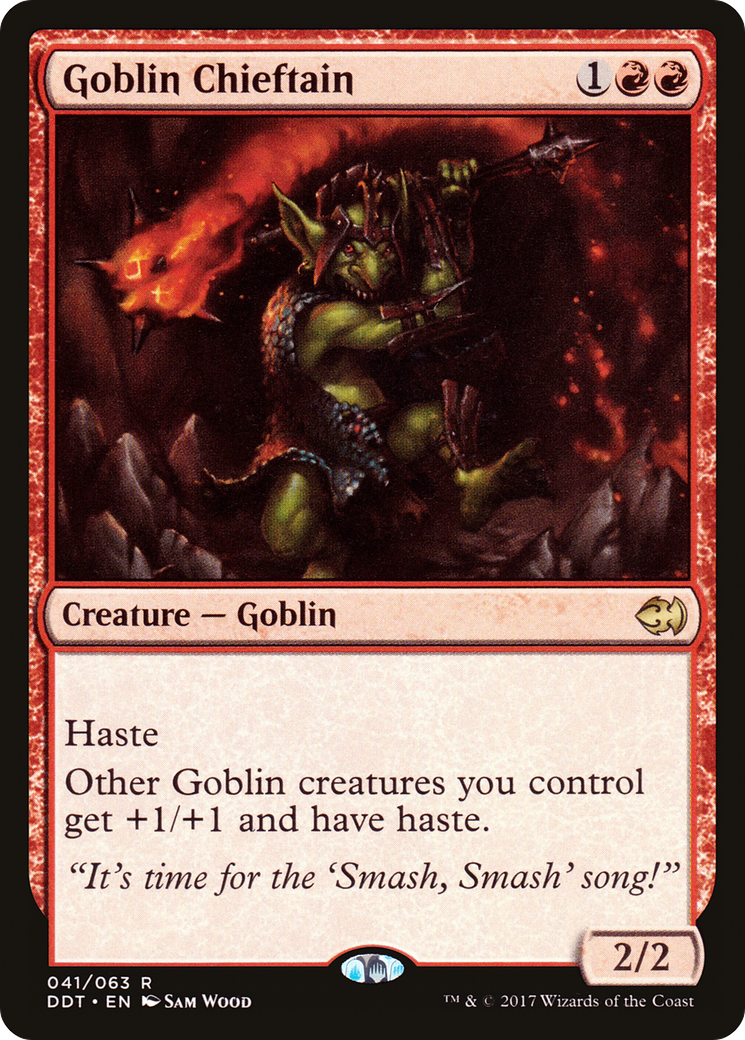 Goblin Chieftain (DDT-041) - Duel Decks: Merfolk vs. Goblins