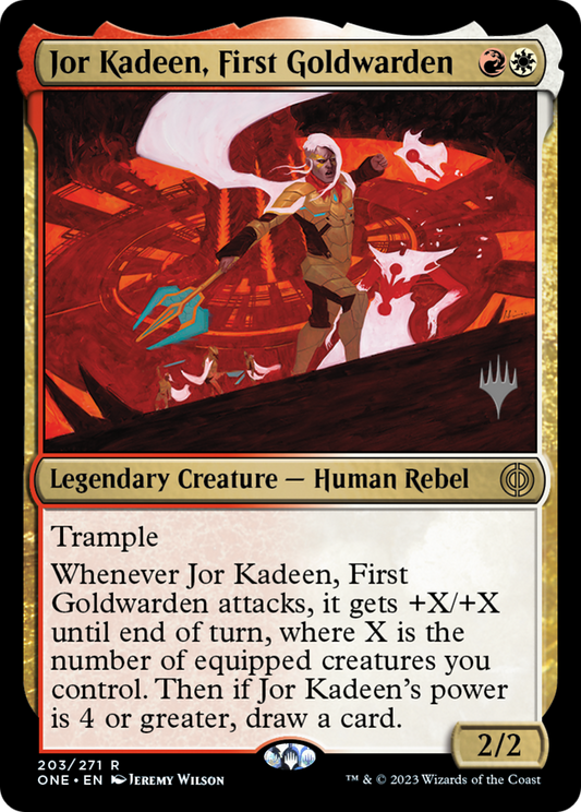 Jor Kadeen, First Goldwarden (PONE-203P) - Phyrexia: All Will Be One Promos Foil