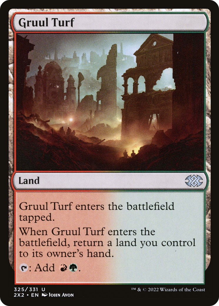 Gruul Turf (2X2-325) - Double Masters 2022 Foil