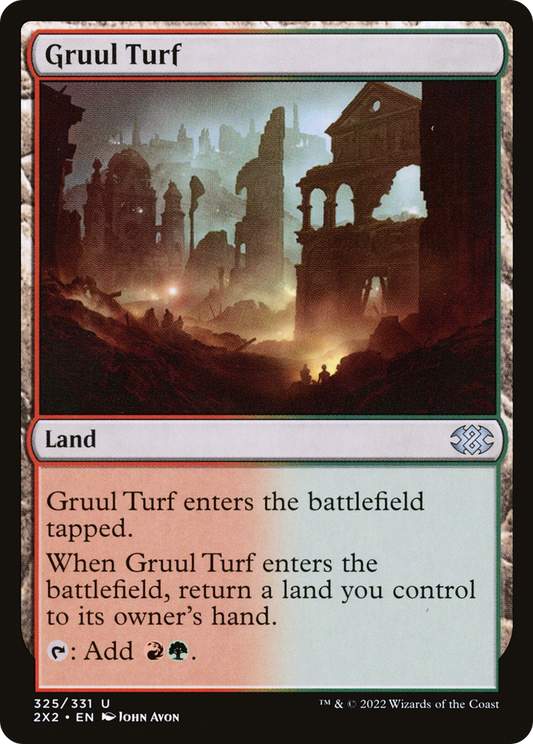 Gruul Turf (2X2-325) - Double Masters 2022 Foil