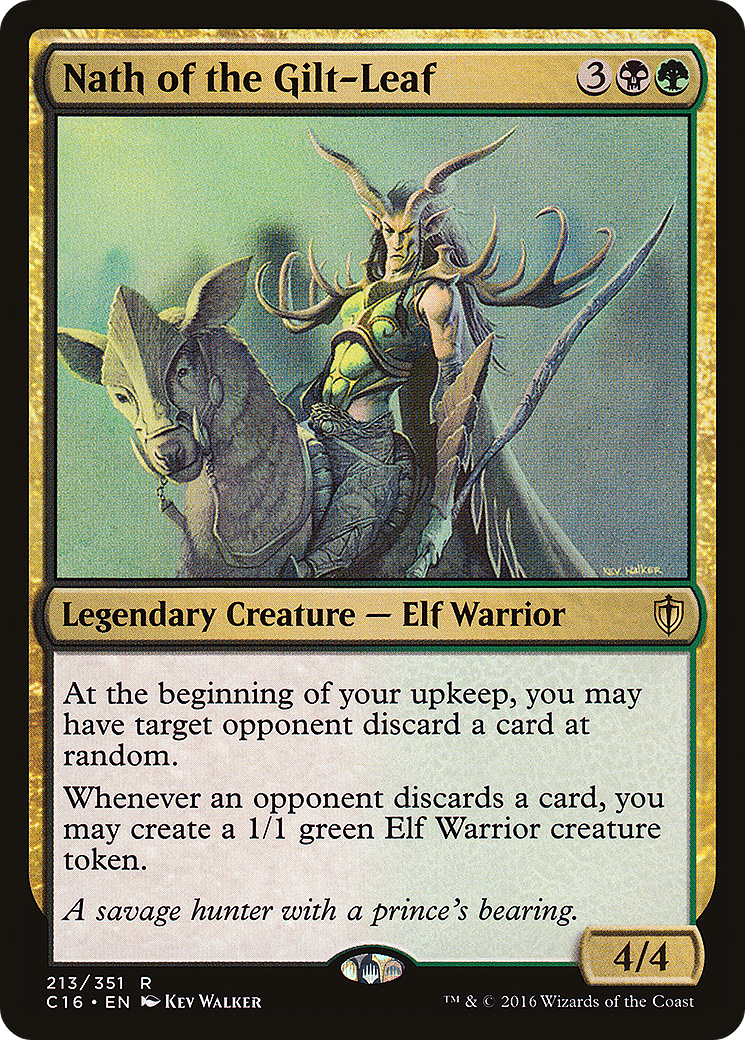 Nath of the Gilt-Leaf (C16-213) - Commander 2016