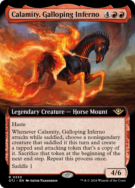 Calamity, Galloping Inferno (OTJ-330) - Outlaws of Thunder Junction: (Extended Art)