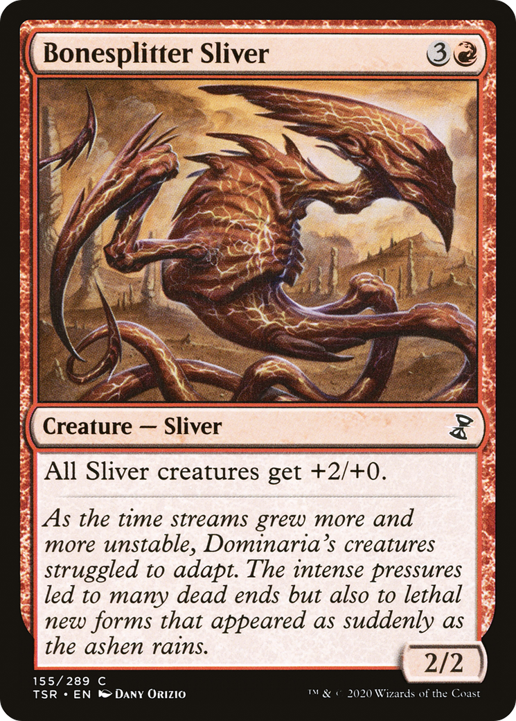 Bonesplitter Sliver (TSR-155) - Time Spiral Remastered Foil