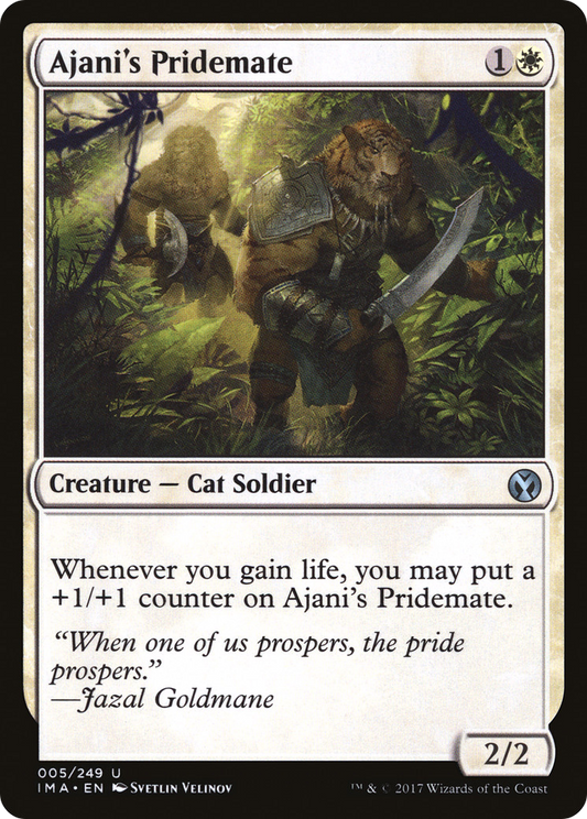 Ajani's Pridemate (IMA-005) - Iconic Masters