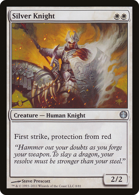 Silver Knight (DDG-008) - Duel Decks: Knights vs. Dragons