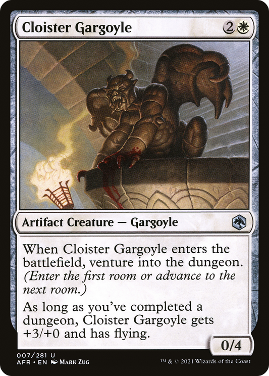 Cloister Gargoyle (AFR-007) - Adventures in the Forgotten Realms