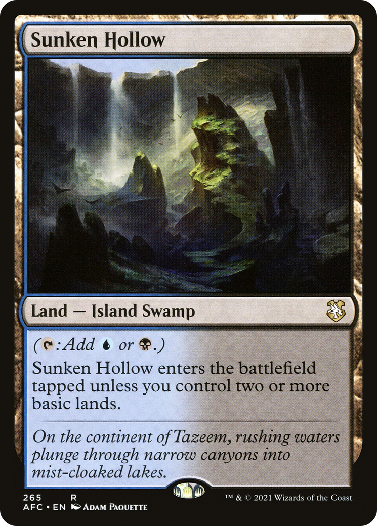 Sunken Hollow (AFC-265) - Forgotten Realms Commander