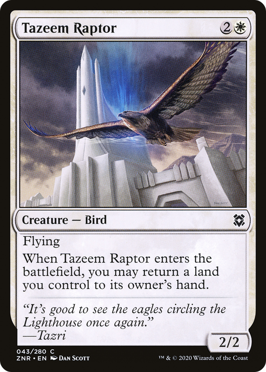 Tazeem Raptor (ZNR-043) - Zendikar Rising