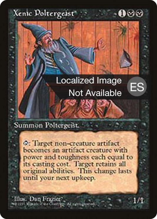 Xenic Poltergeist (4BB-173) - Fourth Edition Foreign Black Border