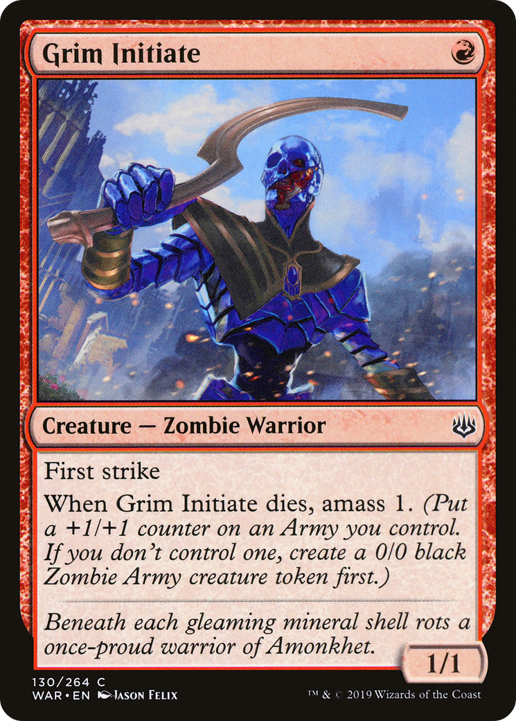 Grim Initiate (WAR-130) - War of the Spark Foil