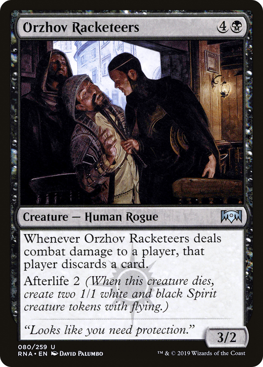 Orzhov Racketeers (RNA-080) - Ravnica Allegiance Foil