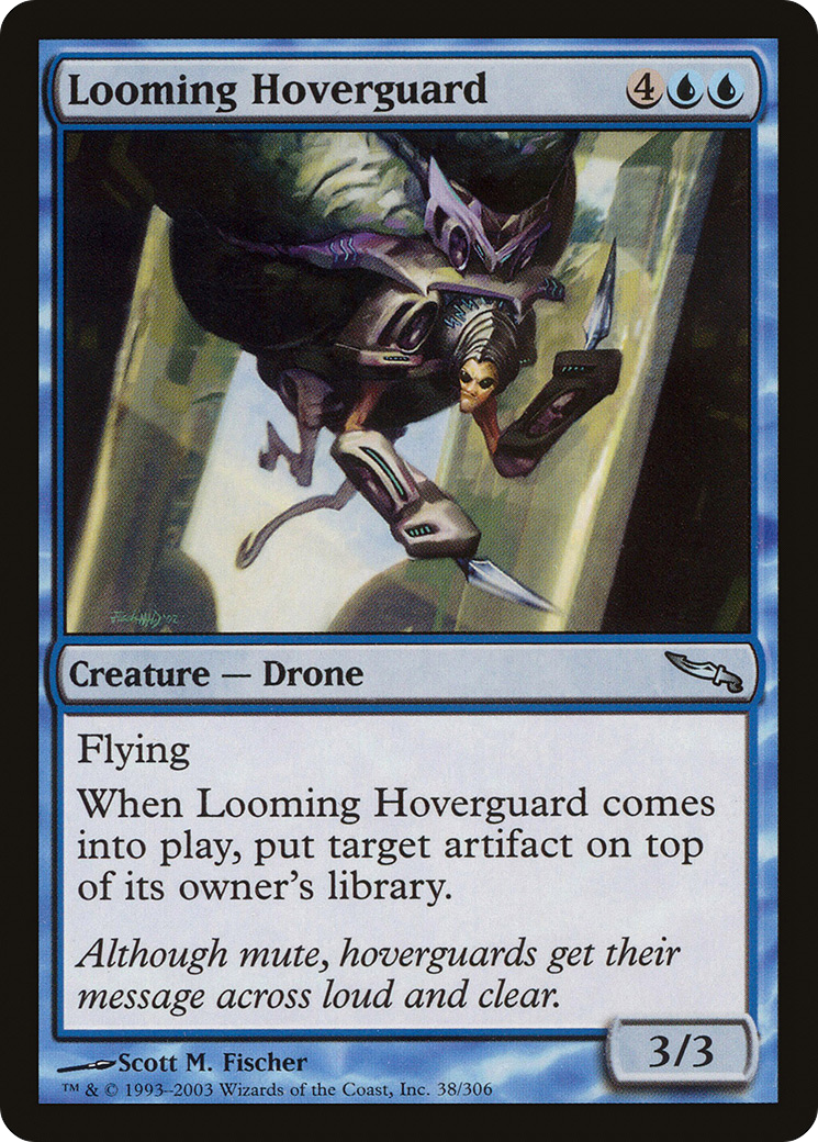 Looming Hoverguard (MRD-038) - Mirrodin Foil