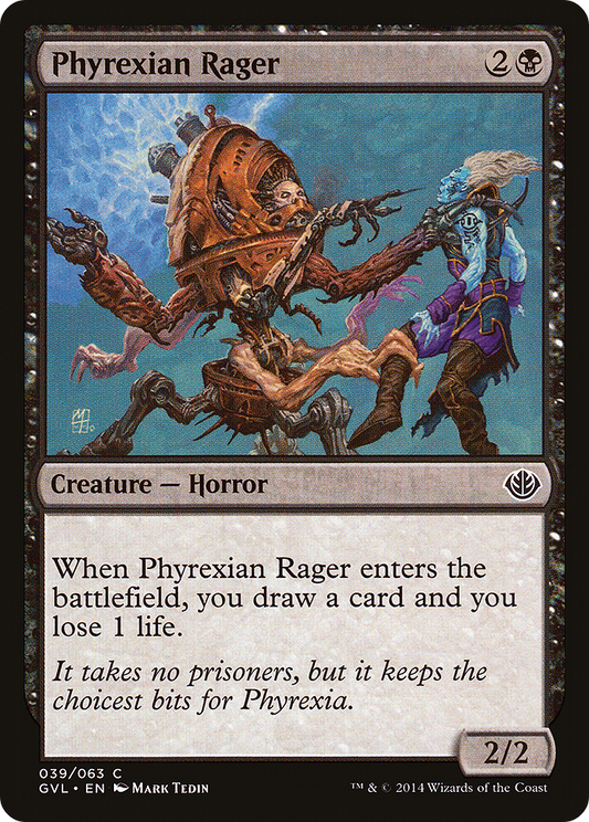 Phyrexian Rager (GVL-039) - Duel Decks Anthology: Garruk vs. Liliana