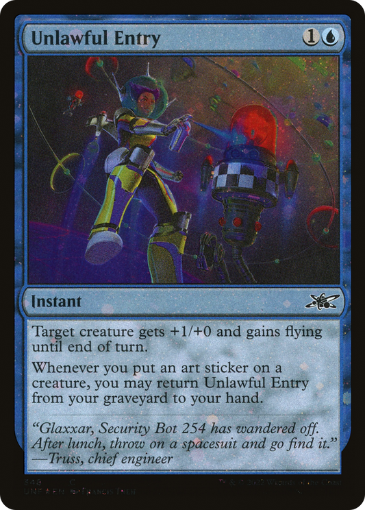 Unlawful Entry (UNF-348) - Unfinity Foil