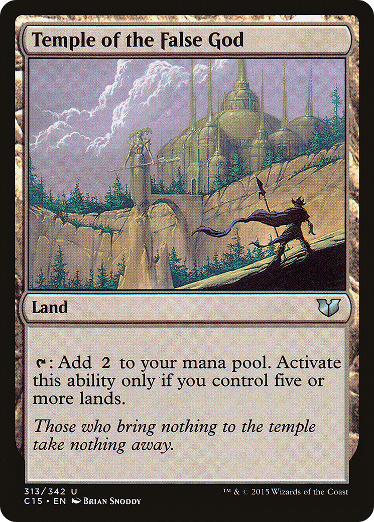 Temple of the False God (C15-313) - Commander 2015