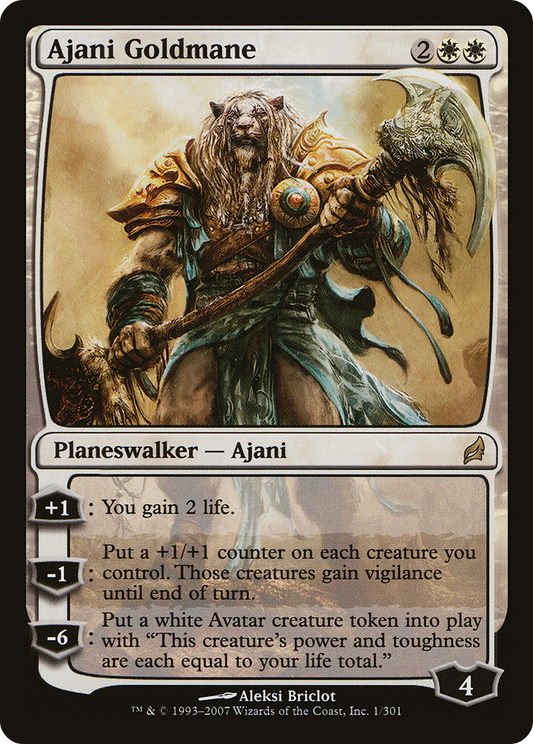 Ajani Goldmane (LRW-001) - Lorwyn