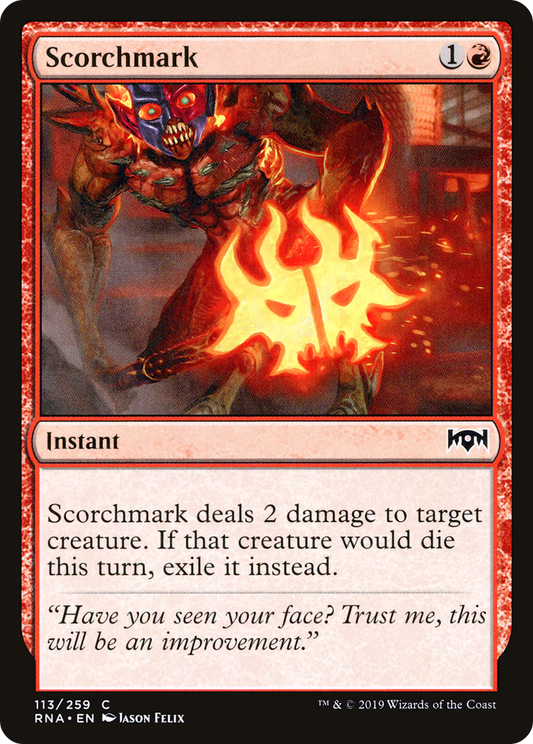 Scorchmark (RNA-113) - Ravnica Allegiance Foil