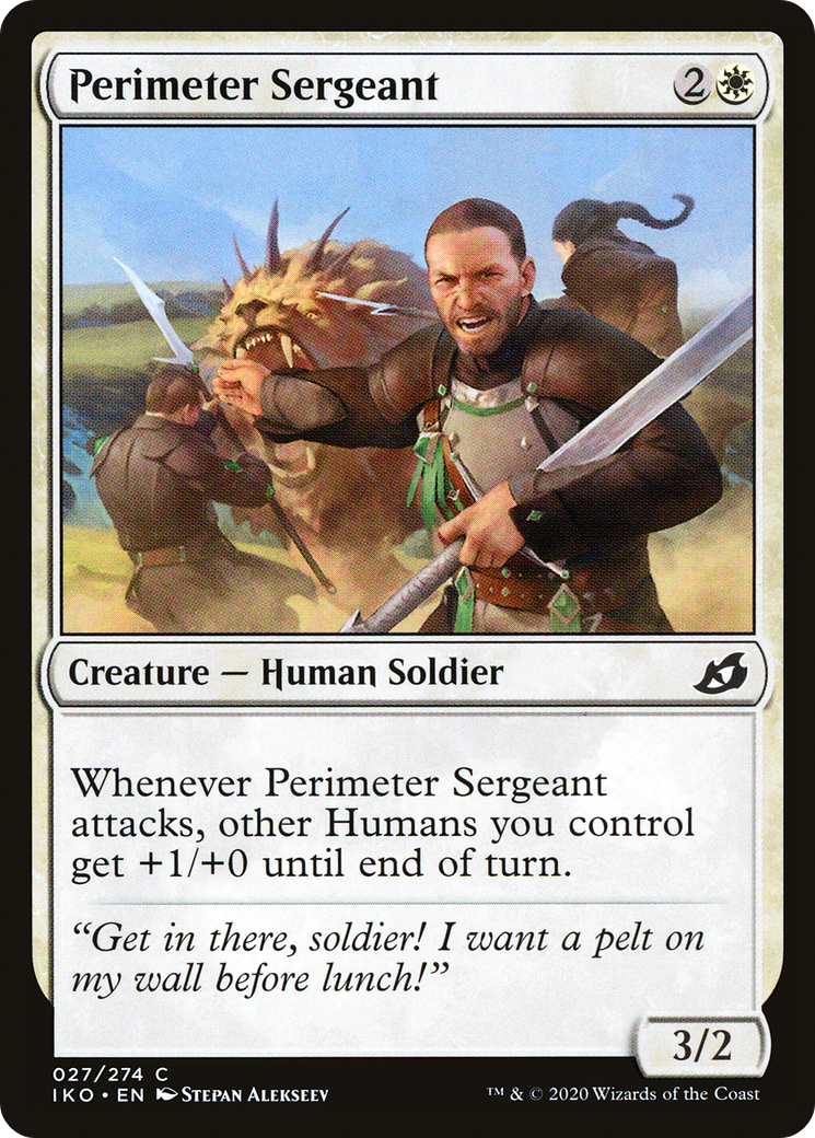 Perimeter Sergeant (IKO-027) - Ikoria: Lair of Behemoths