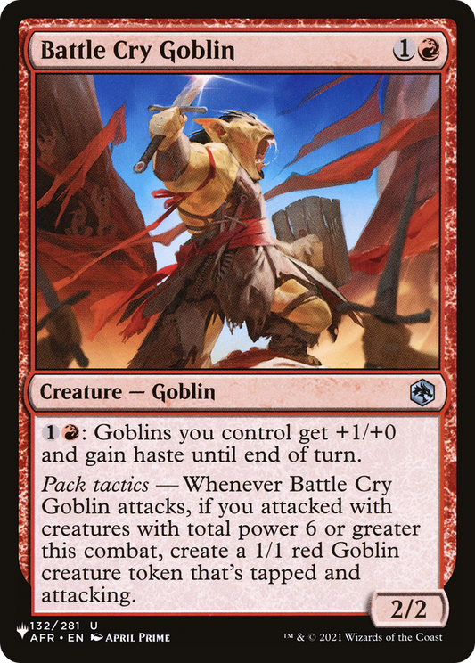 Battle Cry Goblin (LIST-AFR-132) - The List