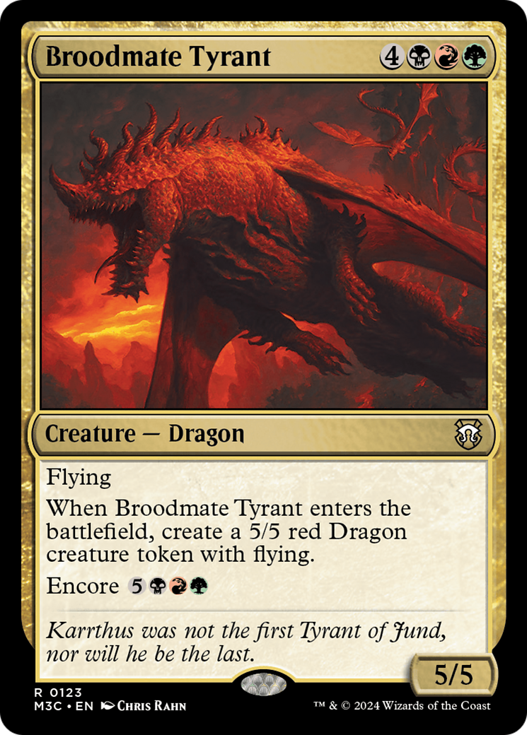 Broodmate Tyrant (M3C-123) - Modern Horizons 3 Commander