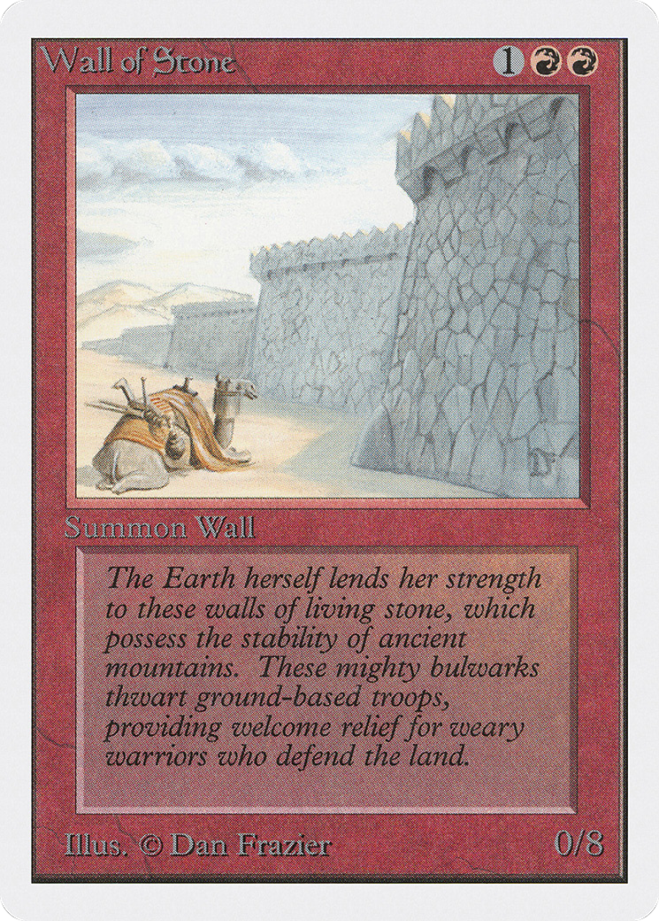 Wall of Stone (2ED-183) - Unlimited Edition