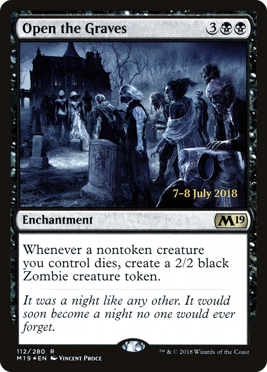 Open the Graves (PM19-112S) - Core Set 2019 Promos Foil