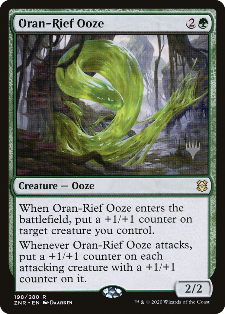 Oran-Rief Ooze (PPZNR-198P) - Zendikar Rising Promos (Promo Pack)