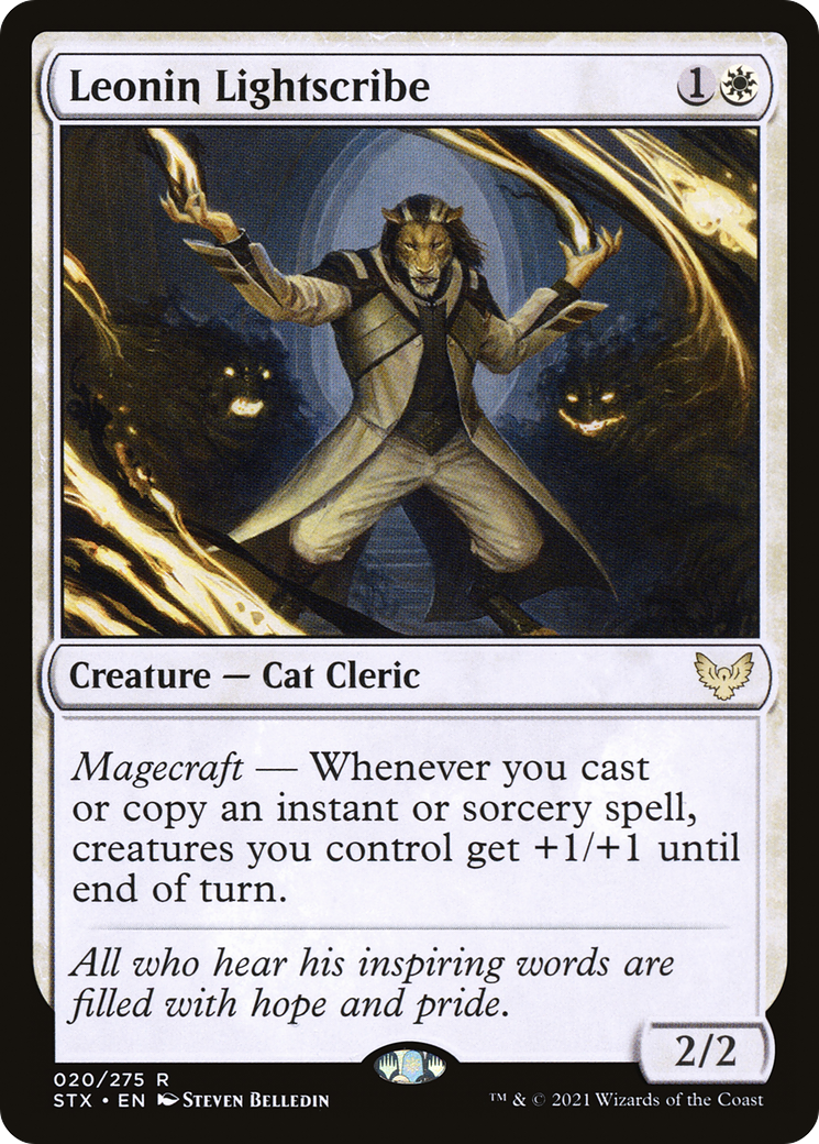 Leonin Lightscribe (STX-020) - Strixhaven: School of Mages Foil