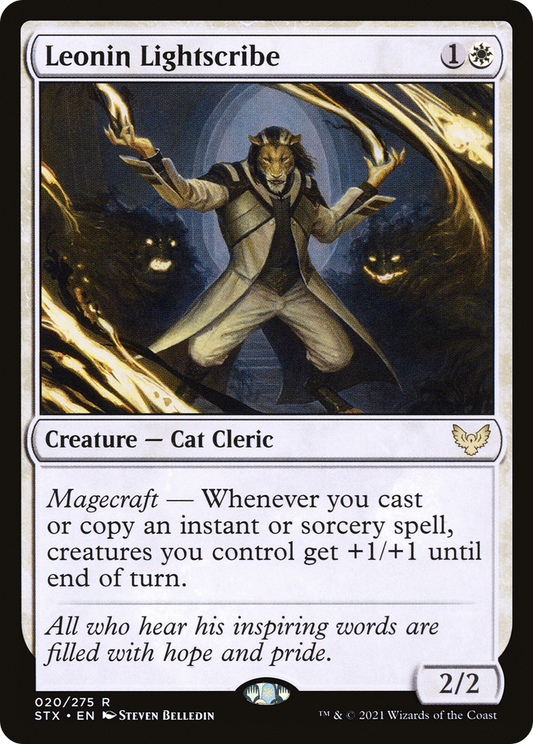 Leonin Lightscribe (STX-020) - Strixhaven: School of Mages Foil