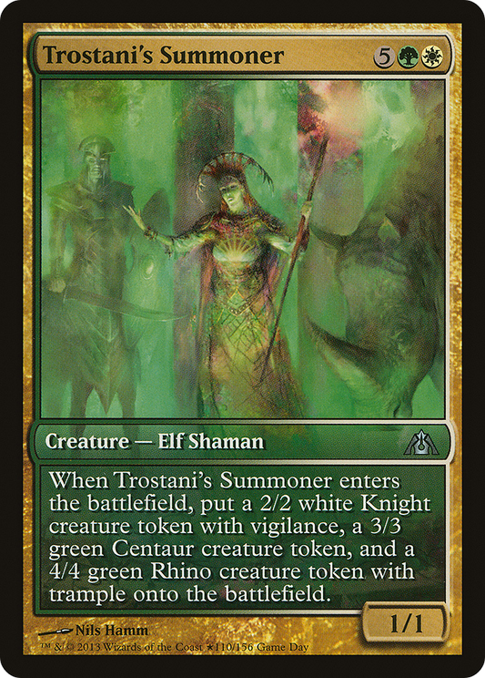 Trostani's Summoner (PDGM-110) - Dragon's Maze Promos