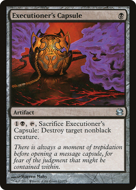 Executioner's Capsule (MMA-083) - Modern Masters Foil