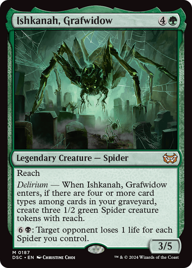 Ishkanah, Grafwidow (DSC-187) - Duskmourn: House of Horror Commander