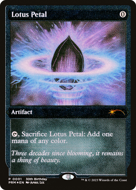 Lotus Petal (P30M-002) - 30th Anniversary Misc Promos Etched Foil