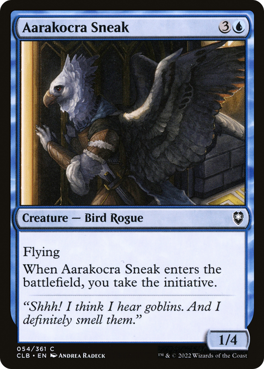 Aarakocra Sneak (CLB-054) - Commander Legends: Battle for Baldur's Gate Foil