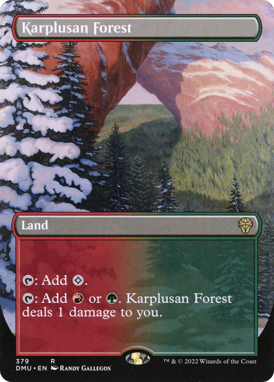 Karplusan Forest (DMU-379) - Dominaria United (Borderless) Foil