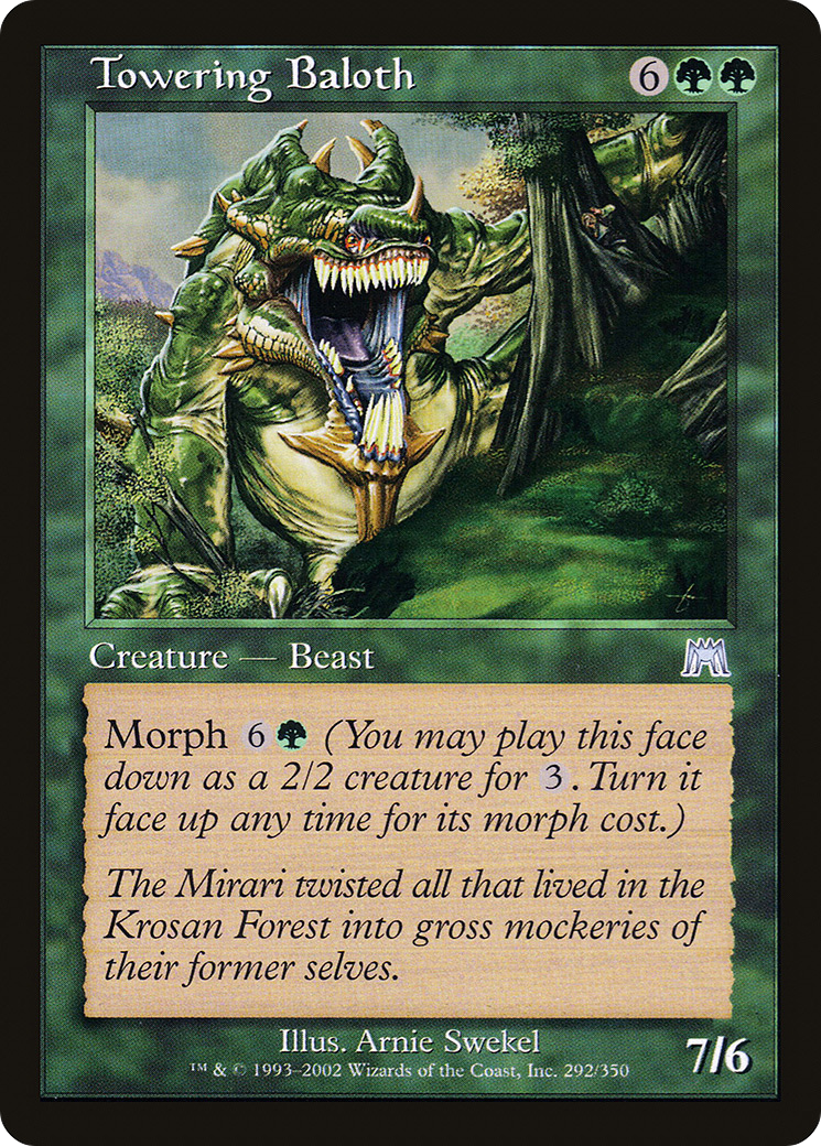 Towering Baloth (ONS-292) - Onslaught Foil