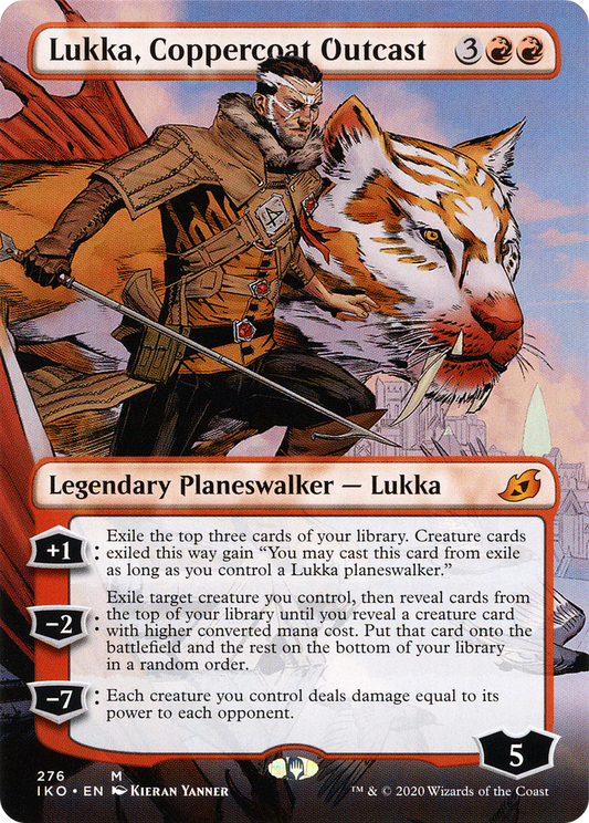 Lukka, Coppercoat Outcast (IKO-276) - Ikoria: Lair of Behemoths (Borderless)