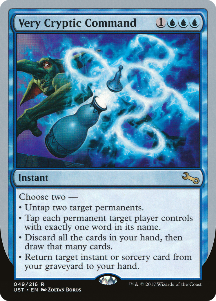 Very Cryptic Command (UST-049) - Unstable Foil