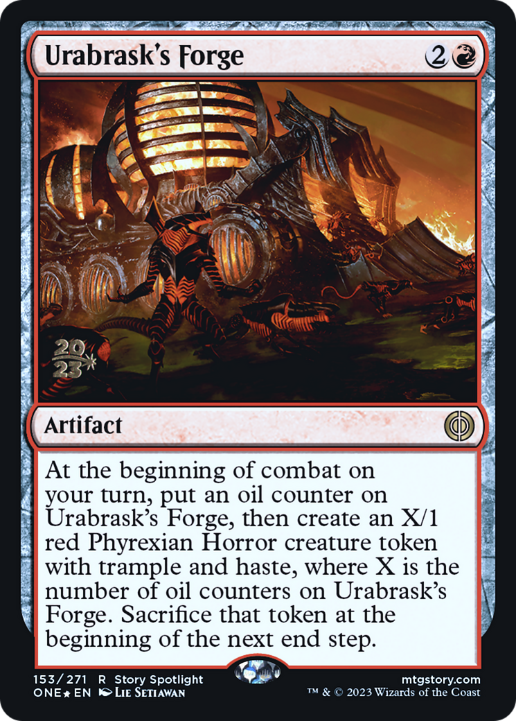 Urabrask's Forge (PONE-153S) - Phyrexia: All Will Be One Promos Foil