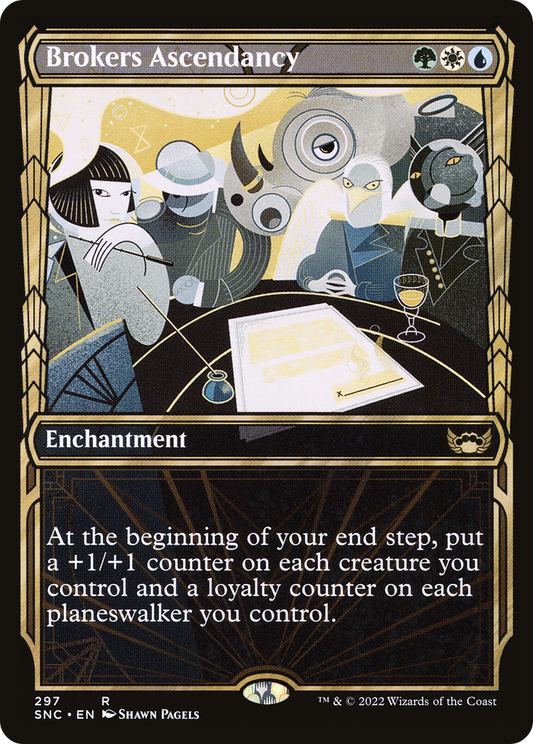 Brokers Ascendancy (SNC-297) - Streets of New Capenna: (Showcase) Foil