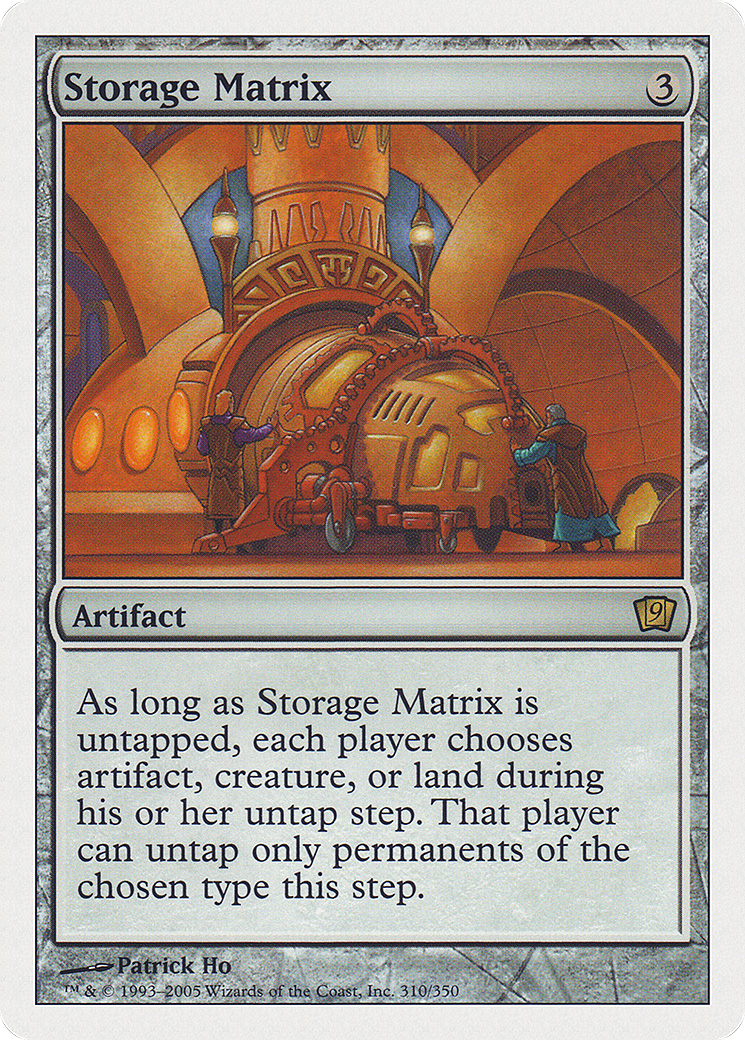 Storage Matrix (9ED-310) - Ninth Edition
