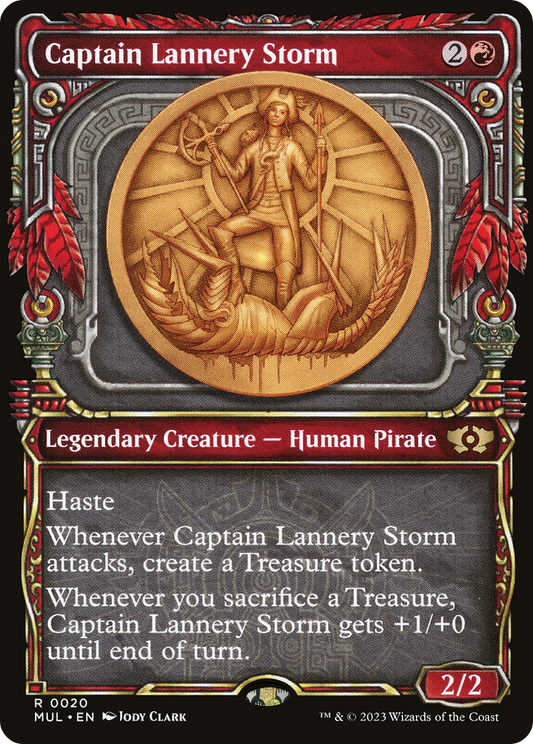 Captain Lannery Storm (MUL-020) - Multiverse Legends: (Showcase) Foil